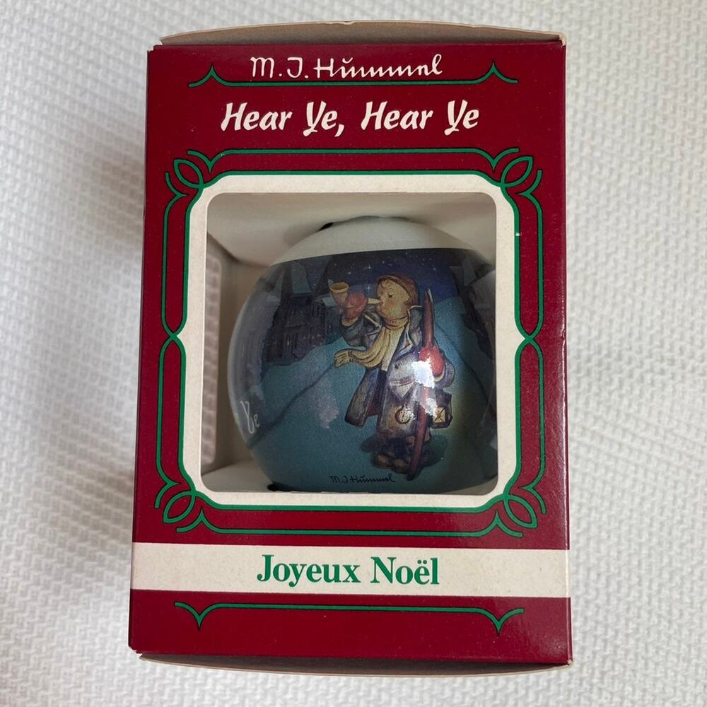 Vintage M.J. Hummel Christmas Ornament